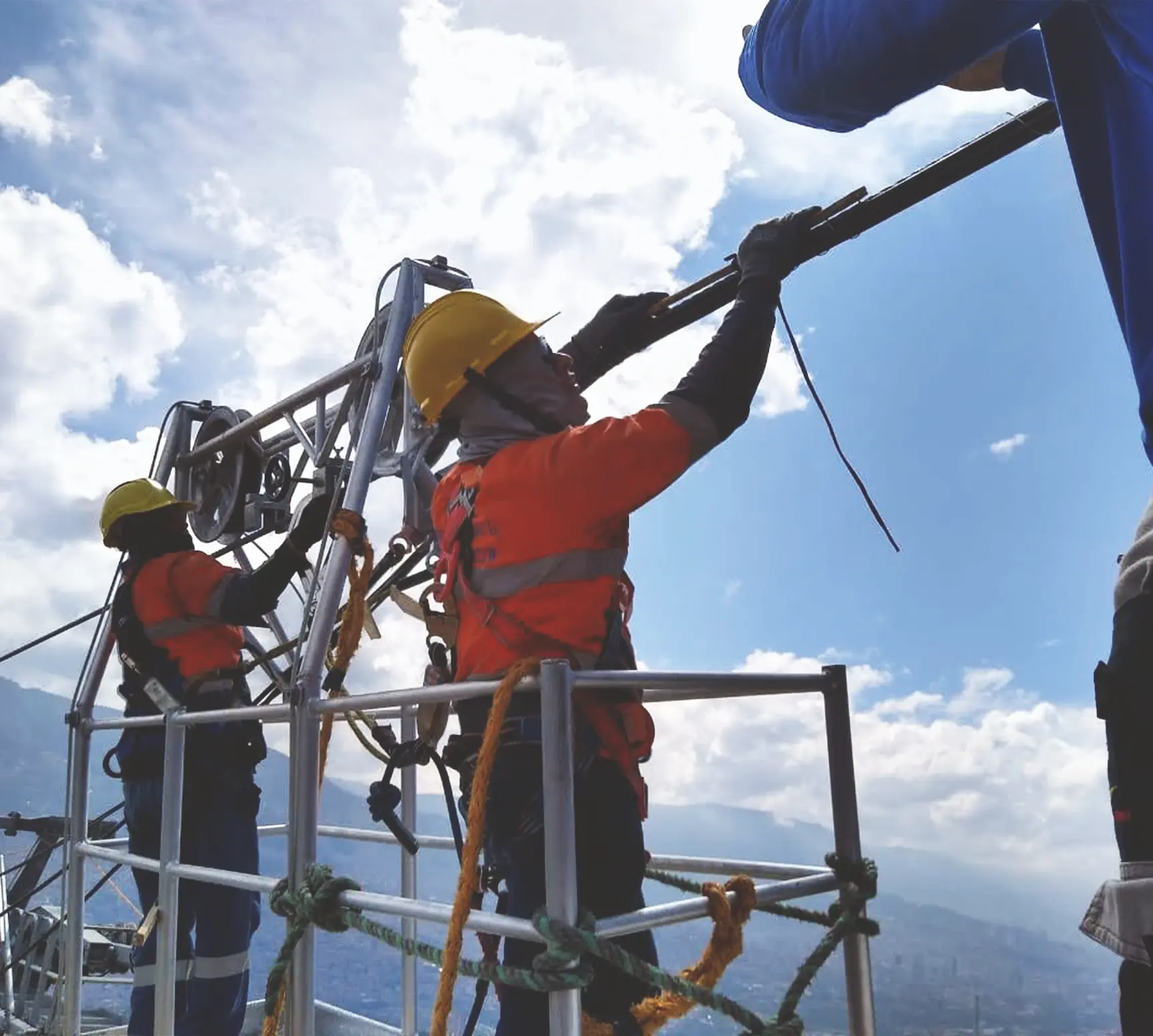 líneas de transmisión eléctricas